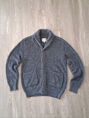 Tecovas Men's Shawl Collar Cardigan In Grey